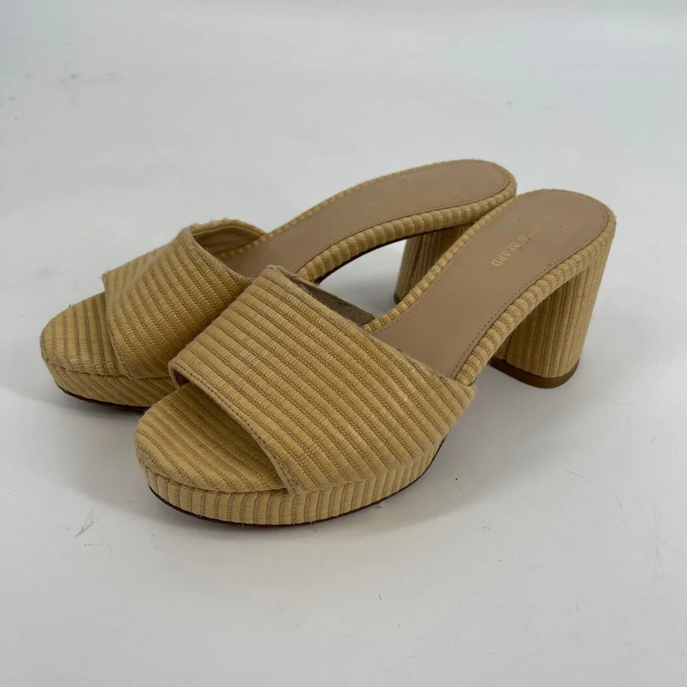 Veronica Beard DALI Woman's Woven Textured Platform Sandals Size‎ 7 Luxury